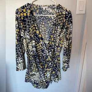 Charter Club Faux Wrap Blouse